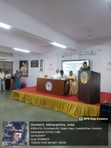 Address by the Principal Dr. Padmaja Aravind
